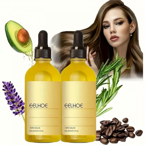 Hair care essential oil, long-lasting fragrance for dry and frizzy hair, hair care essence, moisturizing hair treatment
